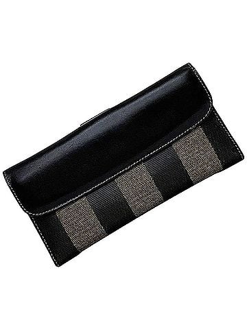Fendi Pecan Black Leather Wallet (view 1)