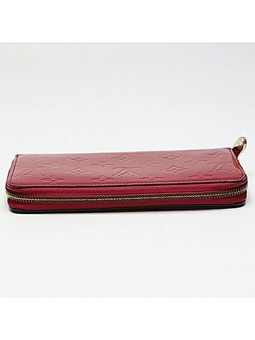 Louis Vuitton Zippy Wallet Red Patent Leather Wallet (view 2)