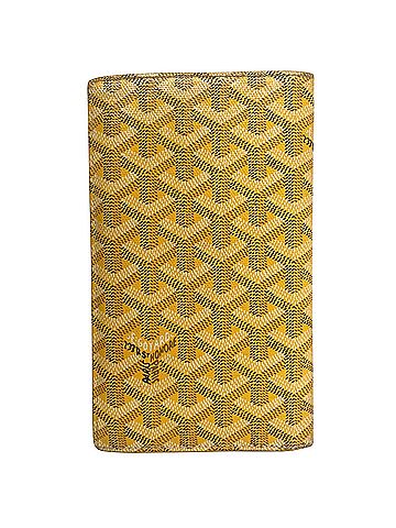 Goyard Yellow Leather Wallet (view 1)