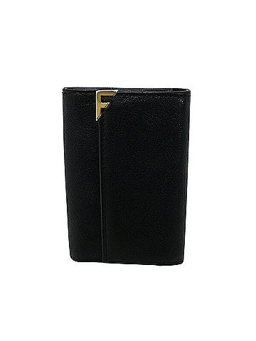 Salvatore Ferragamo Black Leather Wallet (view 1)