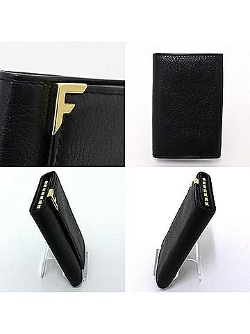 Salvatore Ferragamo Black Leather Wallet (view 2)