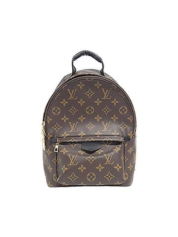 Louis Vuitton Palm Springs Brown Canvas Backpack Bag (view 1)