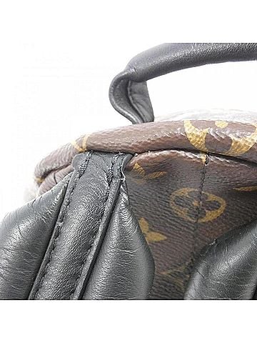 Louis Vuitton Palm Springs Brown Canvas Backpack Bag (view 2)