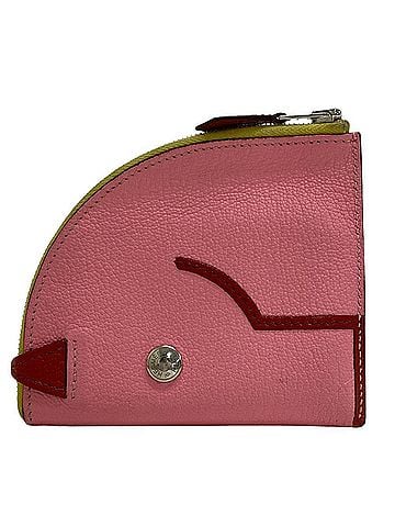 Hermès Paddock Pink Leather Wallet (view 1)