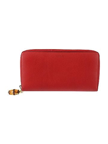 Gucci Red Leather Wallet (view 1)