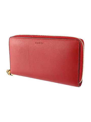 Gucci Red Leather Wallet (view 2)