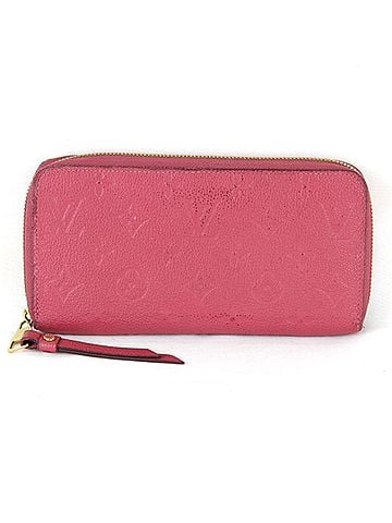 Louis Vuitton Zippy Wallet Pink Leather Wallet (view 1)