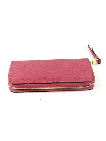 Louis Vuitton Zippy Wallet Pink Leather Wallet (view 2)
