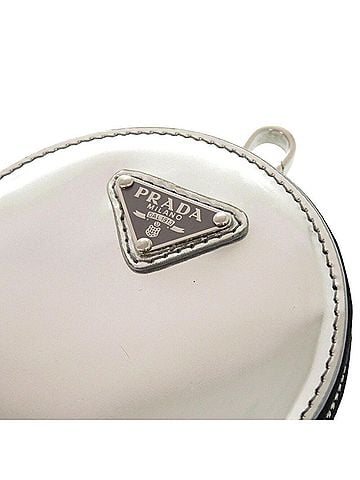 Prada Silver Leather Wallet (view 2)