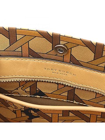 Tory Burch Beige Canvas Tote Bag (view 2)