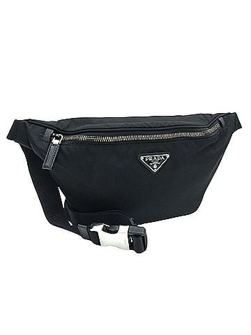 Prada Re-Nylon Black Synthetic Clutch Bag (view 1)