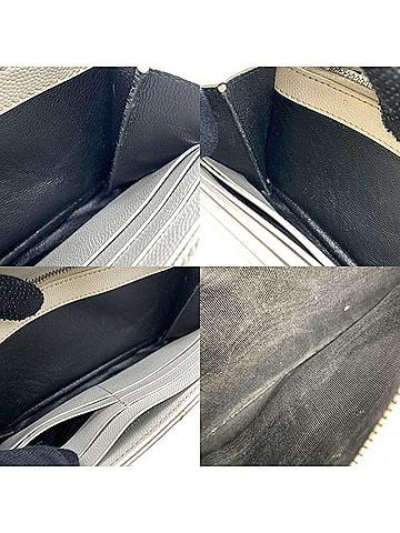 Saint Laurent Cassandra White Leather Wallet (view 2)