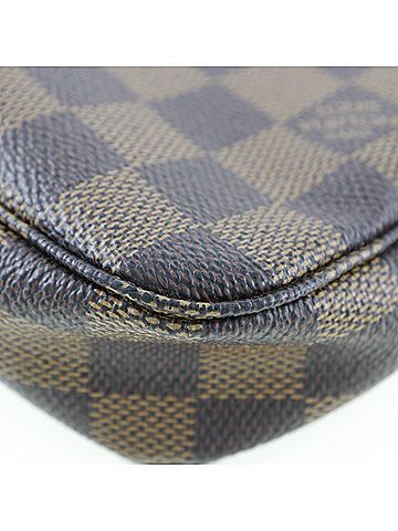 Louis Vuitton Brown Canvas Clutch Bag (view 2)