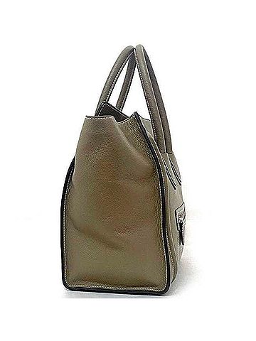 Céline Luggage Grey Leather Tote Bag (view 2)