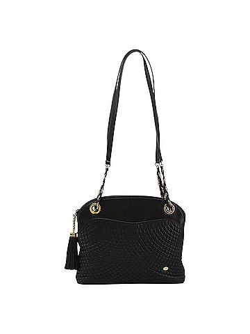 Bally Black Leather Shoulder Bag (view 1)
