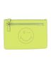 Anya Hindmarch 100% Leather Solid Yellow Yellow Pony-Style Calfskin Clutch Bag One size - photo 1