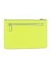 Anya Hindmarch 100% Leather Solid Yellow Yellow Pony-Style Calfskin Clutch Bag One size - photo 3