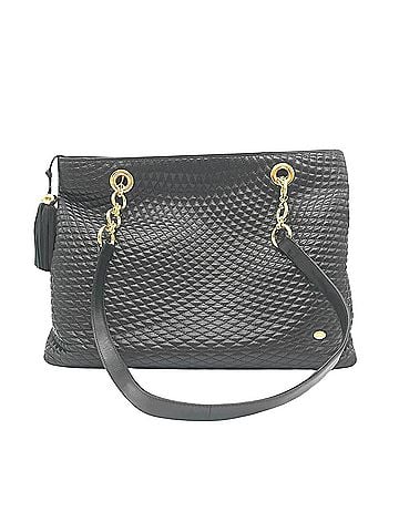 Bally -- Black Leather Tote Bag (view 1)