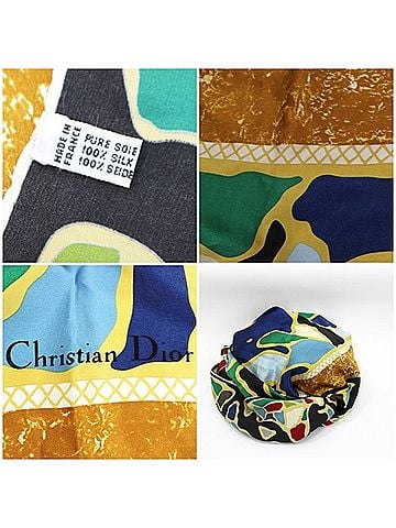 Dior Multicolour Silk Scarf (view 2)