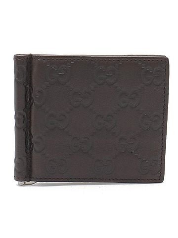 Gucci ssima Brown Leather Wallet (view 1)