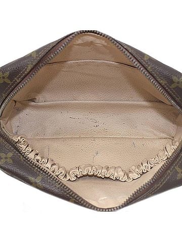 Louis Vuitton Trousse De Toilette Brown Canvas Clutch Bag (view 2)
