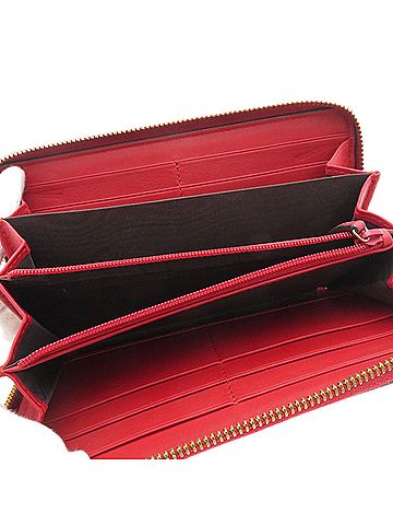 Gucci Bamboo Red Leather Wallet (view 2)