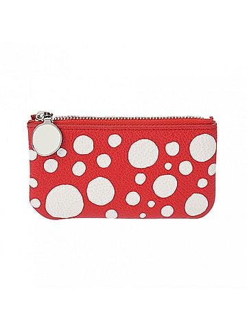 Louis Vuitton Pochette Clés Red Leather Clutch Bag (view 1)