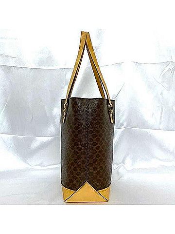 Céline Macadam Brown Canvas Tote Bag (view 2)