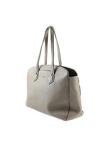 FURLA Grey Leather Shoulder Bag (view 2)