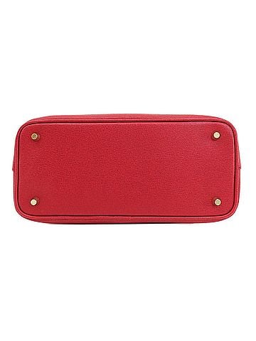 FURLA Red Leather Tote Bag (view 2)