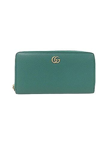 Gucci Bamboo Green Leather Wallet (view 1)