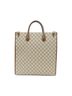 Gucci 100% Canvas Solid Tan Interlocking G Beige Canvas Tote Bag One size - photo 3