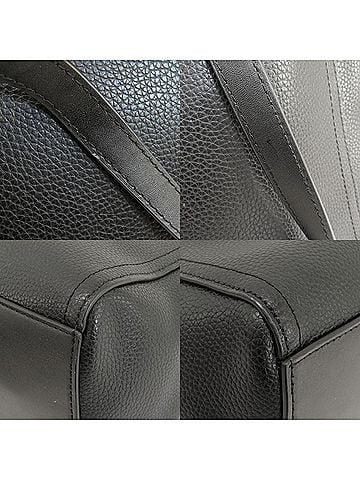 Michael Kors Maisie Black Leather Tote Bag (view 2)