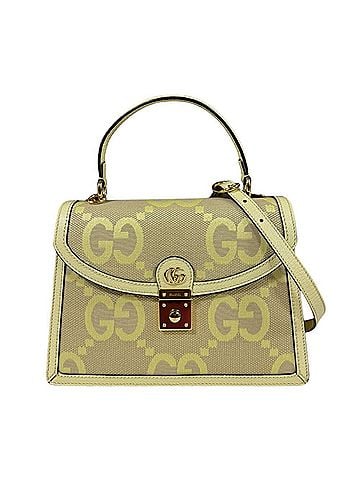 Gucci Gg Canvas Yellow Canvas Shoulder Bag (view 1)