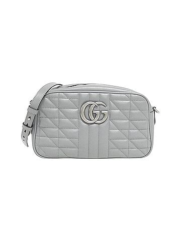 Gucci Grey Leather Shopper Bag (view 1)