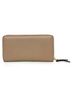Gucci 100% Leather Solid Pink Zip Around Pink Leather Wallet One size - photo 3