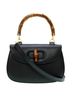 Gucci 100% Leather Solid Black Bamboo Black Leather Handbag One size - photo 1