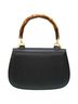 Gucci 100% Leather Solid Black Bamboo Black Leather Handbag One size - photo 3