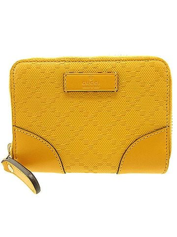 Gucci Yellow Canvas Wallet (view 1)