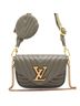 Louis Vuitton 100% Leather Solid Tan New Wave Khaki Leather Shoulder Bag One size - photo 1