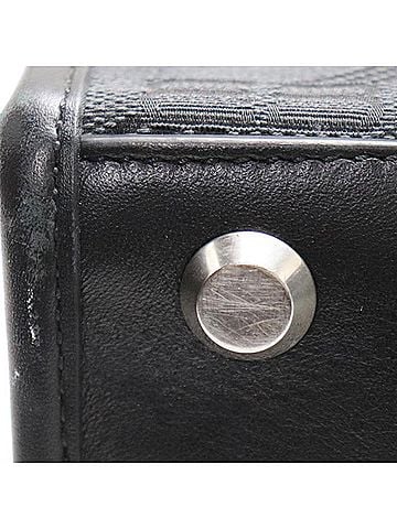 Balenciaga Hardware Black Canvas Shopper Bag (view 2)