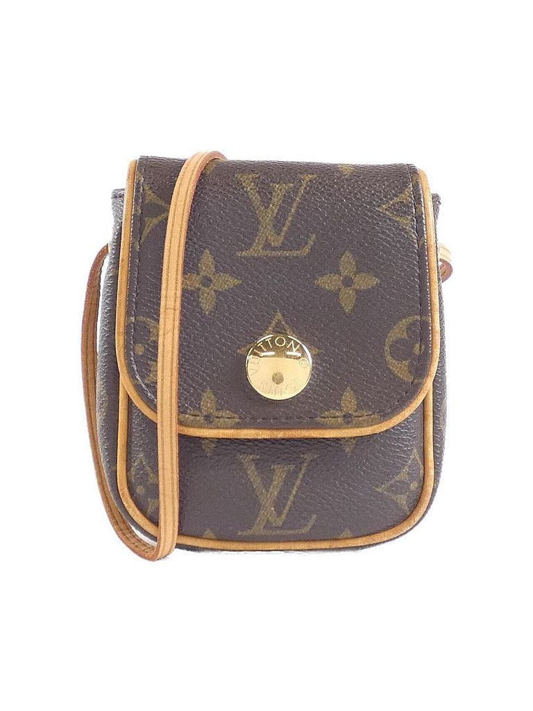 Louis Vuitton 100% Canvas Solid Brown Cancun Brown Canvas Clutch Bag One size - photo 1