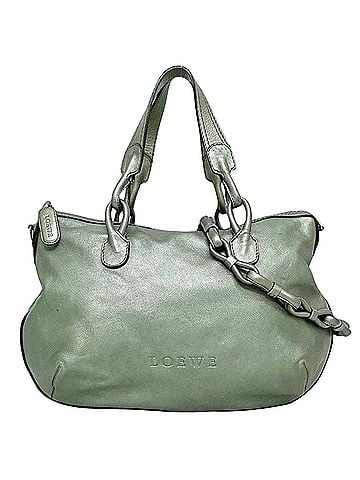 Loewe Fiesta Green Leather Handbag (view 1)