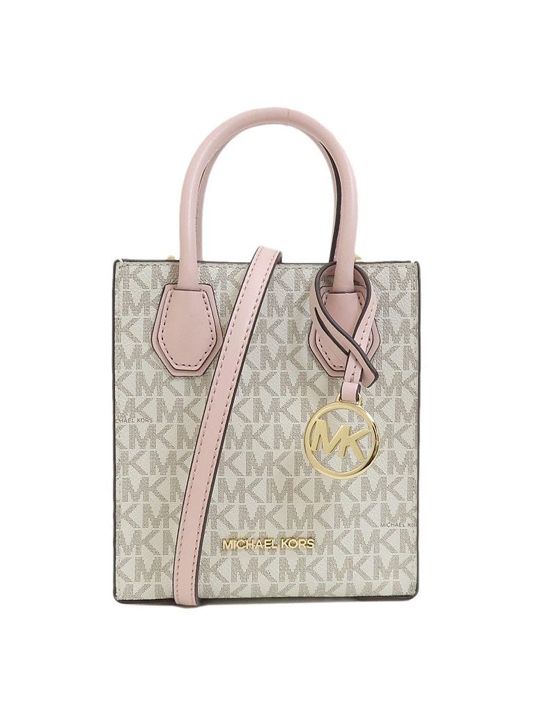 Michael Kors 100% Canvas Solid White Mercer White Canvas Handbag One size - photo 1