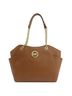 Michael Kors 100% Leather Solid Brown Jet Set Brown Leather Tote Bag One size - photo 10