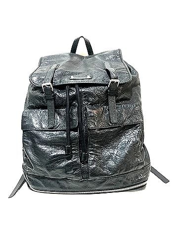 Balenciaga Black Leather Backpack Bag (view 1)