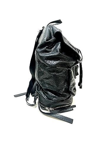 Balenciaga Black Leather Backpack Bag (view 2)