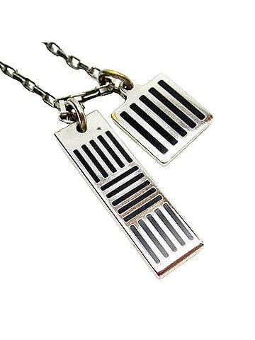 Louis Vuitton Silver Metal Necklace Jewelry (view 2)