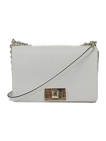 FURLA White Leather Handbag (view 1)