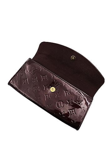 Louis Vuitton Sunset Boulevard Purple Patent Leather Clutch Bag (view 2)